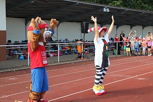 Schulanfangsaktionstag auf dem Hohekreuz-Sportplatz