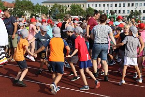 Schulanfangsaktionstag auf dem Hohekreuz-Sportplatz