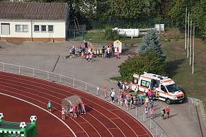 Schulanfangsaktionstag auf dem Hohekreuz-Sportplatz
