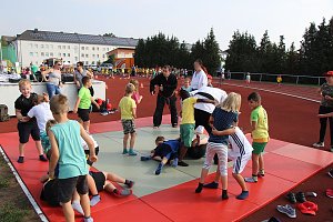 Schulanfangsaktionstag auf dem Hohekreuz-Sportplatz
