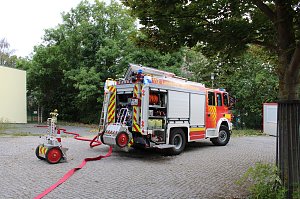 Bienenstock entzündet