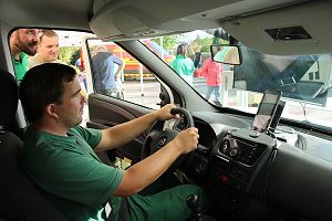 Verkehrssicherheitstag bei der Nordth&uuml;ringer Lebenshilfe