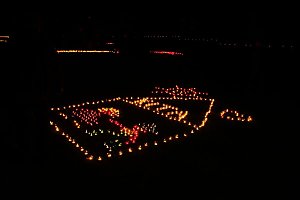 16. Lichterfest auf dem Petersberg