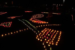 16. Lichterfest auf dem Petersberg