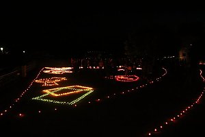 16. Lichterfest auf dem Petersberg