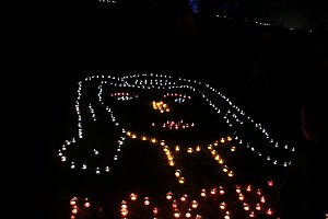 16. Lichterfest auf dem Petersberg