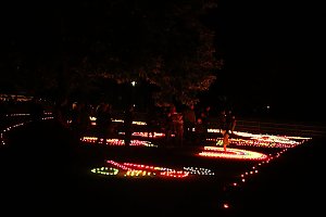 16. Lichterfest auf dem Petersberg