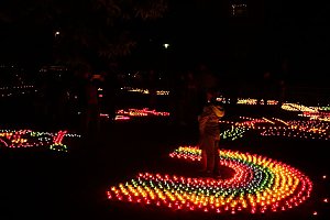 16. Lichterfest auf dem Petersberg