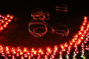 16. Lichterfest auf dem Petersberg