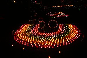 16. Lichterfest auf dem Petersberg