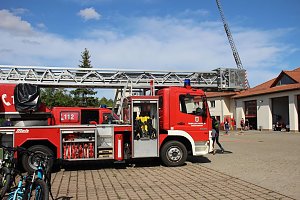 Feuerwehrleute feierten
