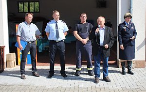 Feuerwehrleute feierten