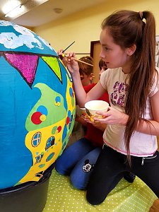 GLOBE ART im KinderKunstKeller