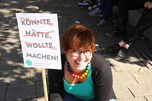 Fridays for Future Demonstration auf dem Theaterplatz