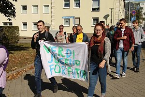 Fridays for Future Demonstration auf dem Theaterplatz