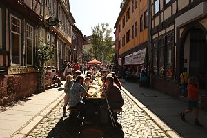 Essen der Kulturen in der Kurzen Meile