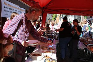 Essen der Kulturen in der Kurzen Meile