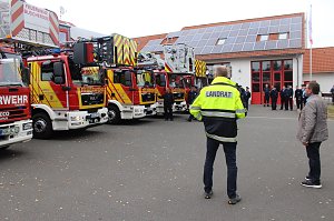 Drehleiter&uuml;bergabe Bleicherode