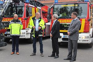 Drehleiter&uuml;bergabe Bleicherode