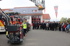 Drehleiter&uuml;bergabe Bleicherode