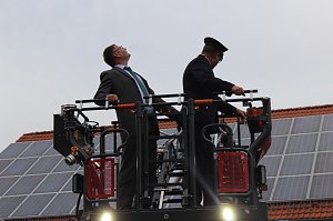 Drehleiter&uuml;bergabe Bleicherode