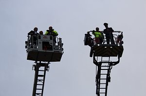 Drehleiter&uuml;bergabe Bleicherode