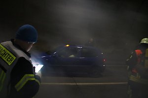 Gro&szlig;&uuml;bung im H&ouml;llbergtunnel