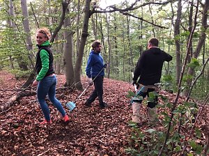 Neue Mountainbike-Strecke entsteht im Possenwald