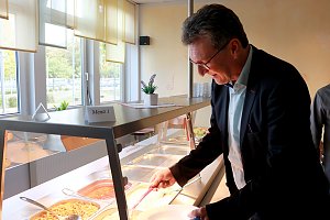 Gesundes Essen in neuer Küche