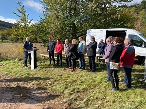 Spatenstich f&uuml;r neuen Radweg