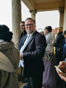 Empfang beim Zwiebelmarkt