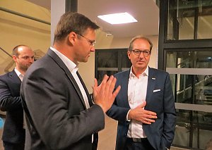 Alexander Dobrindt zum Tacheles Talk in Sondershausen