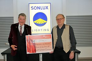 Spende f&uuml;r Loh-Orchester und neuste Technologien