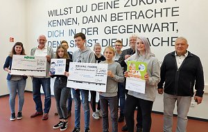 Regelschule Franzberg trotzt dem Wetter und startet Spendenlauf