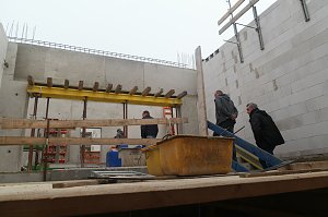 Baustelle Humboldt-Gymnasium: Hier ist noch Platz f&uuml;r weitere Geschosse