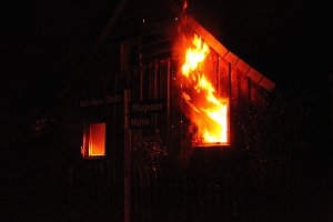 Hausbrand in Kleinfurra