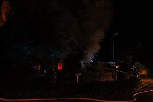 Hausbrand in Kleinfurra