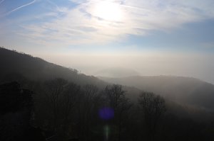 Der S&uuml;dharz, ein Nebelmeer