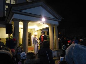Hinter dem 8. T&uuml;rchen des Theater-Adventskalenders wartete heute Ebenezer Scrooge