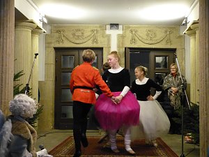 Hinter dem 8. T&uuml;rchen des Theater-Adventskalenders wartete heute Ebenezer Scrooge