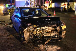 Crash auf der Kreuzung
