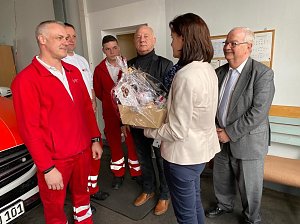 Weihnachtsbesuche der Landr&auml;tin im Kyffh&auml;userkreis