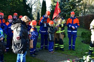 Friedenslicht am Schmetterlingsfeld