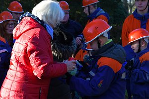 Friedenslicht am Schmetterlingsfeld