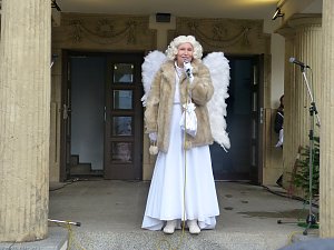 Hinter dem 24. Fenstert&uuml;rchen verbarg sich heute morgen der Weihnachtsmann h&ouml;chstpers&ouml;nlich