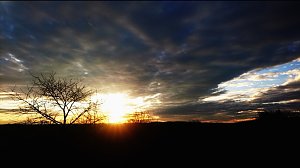 Abendhimmel &uuml;ber Osterode