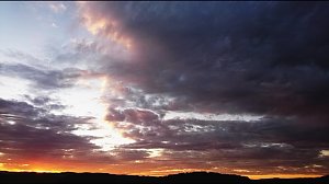 Abendhimmel &uuml;ber Osterode