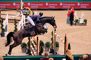 Peter Blei auf der "Partner Pferd" in Leipzig