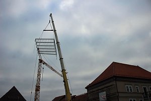 Dachger&uuml;st wird aufgesetzt