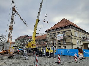 Dachger&uuml;st wird aufgesetzt